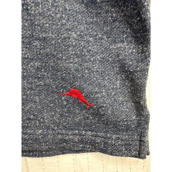 Tommy Bahama Men's Sweater Sz XXL Colorblocked Blue/Gray Pull-Over Cotton Blend - Picture 2 of 11
